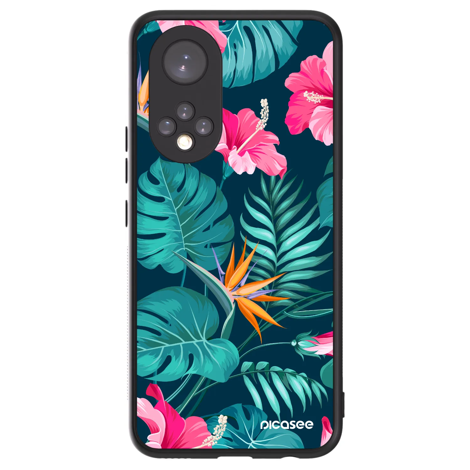 Picasee ULTIMATE CASE pro Honor 50 5G - Pink Monstera