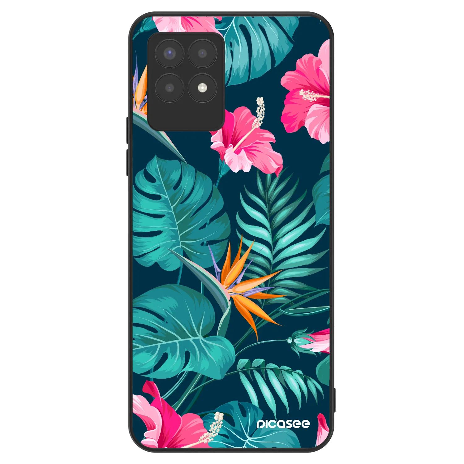 Picasee ULTIMATE CASE pro Realme 8i - Pink Monstera