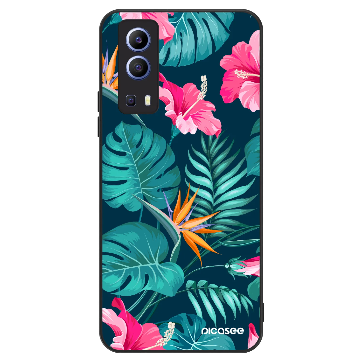 Picasee ULTIMATE CASE pro Vivo Y52 5G - Pink Monstera