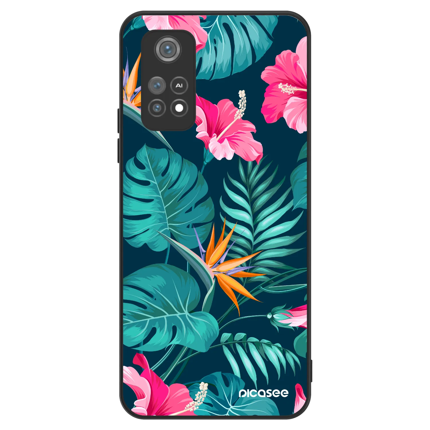 Picasee ULTIMATE CASE pro Xiaomi Poco M4 Pro - Pink Monstera