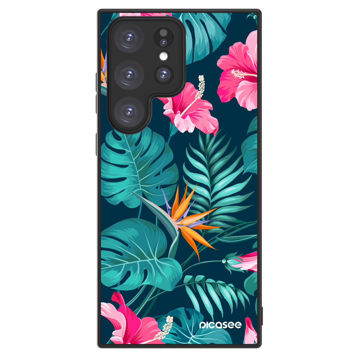 Picasee ULTIMATE CASE pro Samsung Galaxy S23 Ultra 5G - Pink Monstera