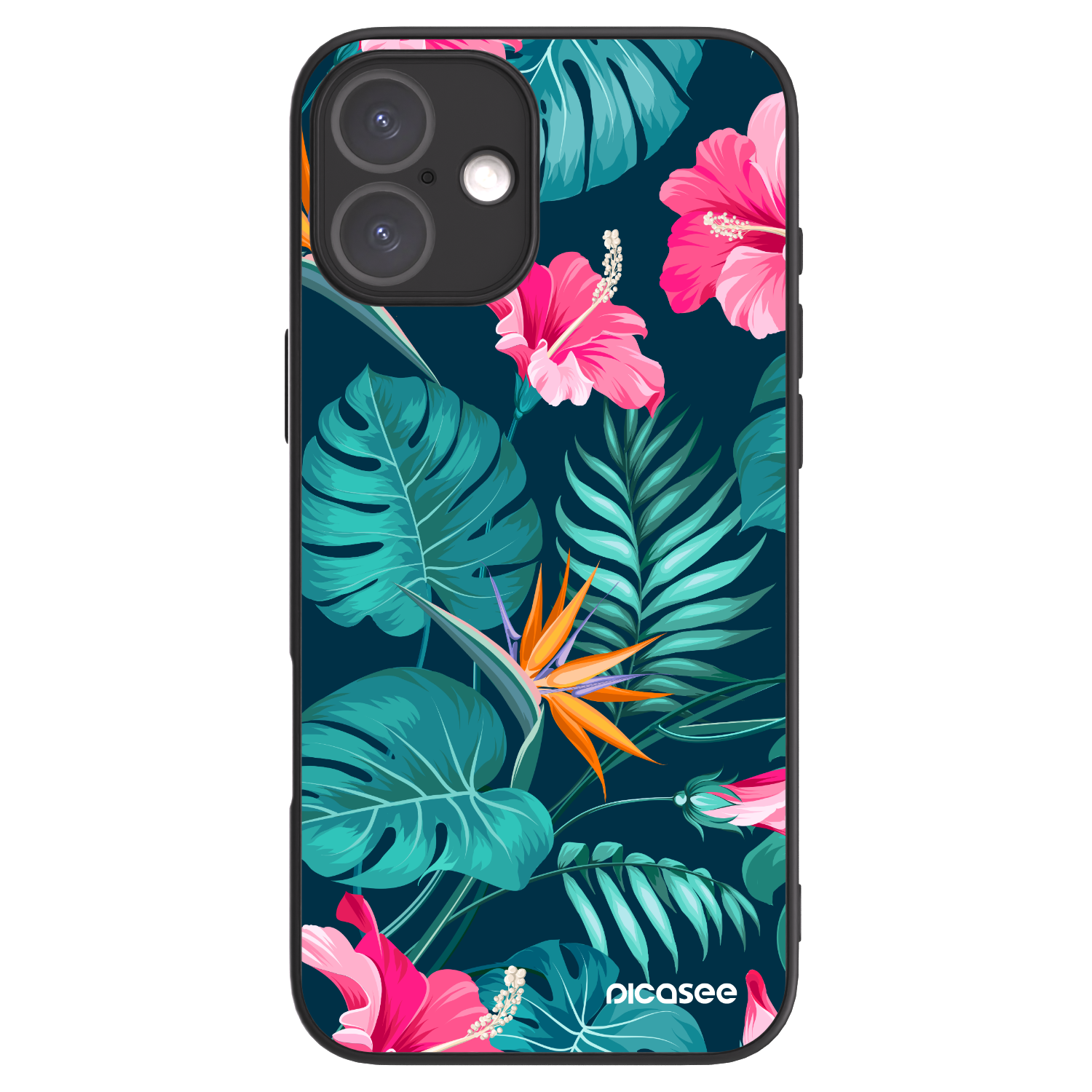 Picasee ULTIMATE CASE MagSafe pro Apple iPhone 16 Plus - Pink Monstera