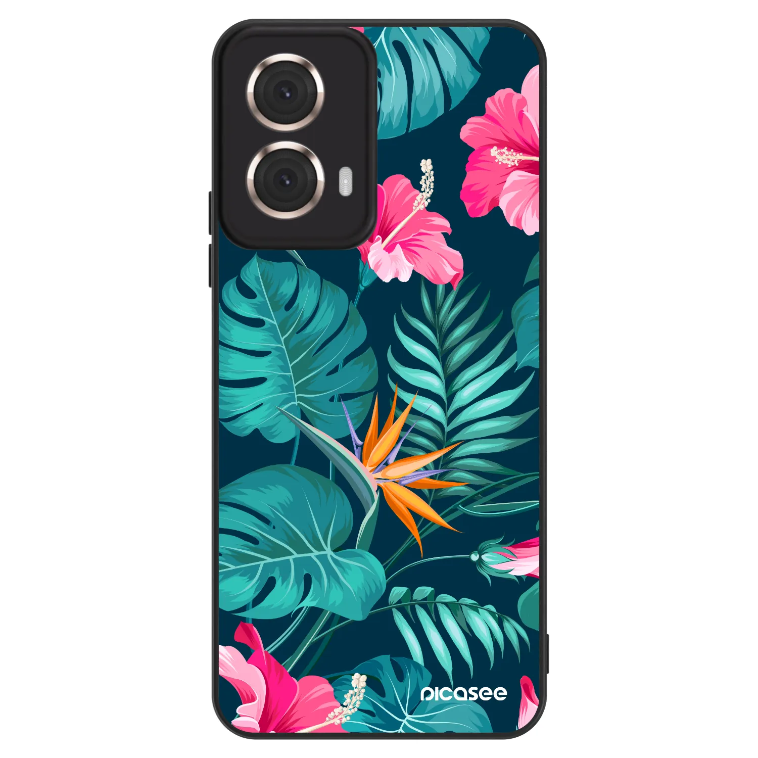 Picasee ULTIMATE CASE pro Motorola Moto G85 - Pink Monstera