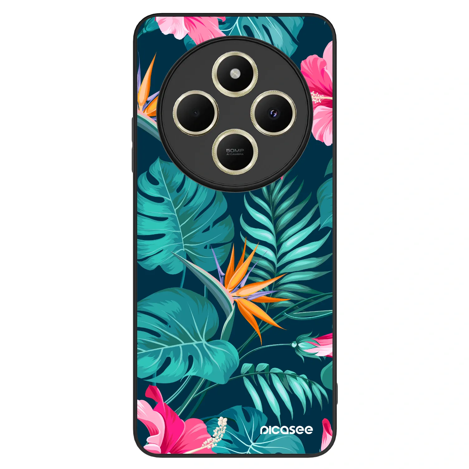 Picasee ULTIMATE CASE pro Xiaomi Redmi 14C - Pink Monstera