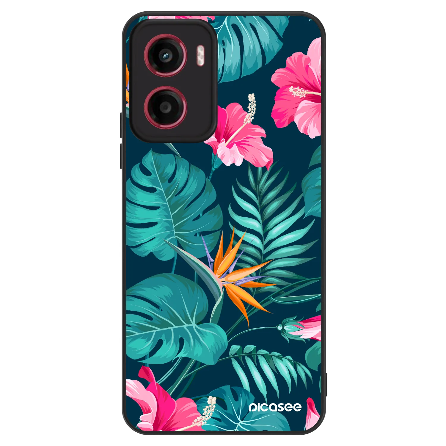 Picasee ULTIMATE CASE pro Motorola Moto G05 - Pink Monstera