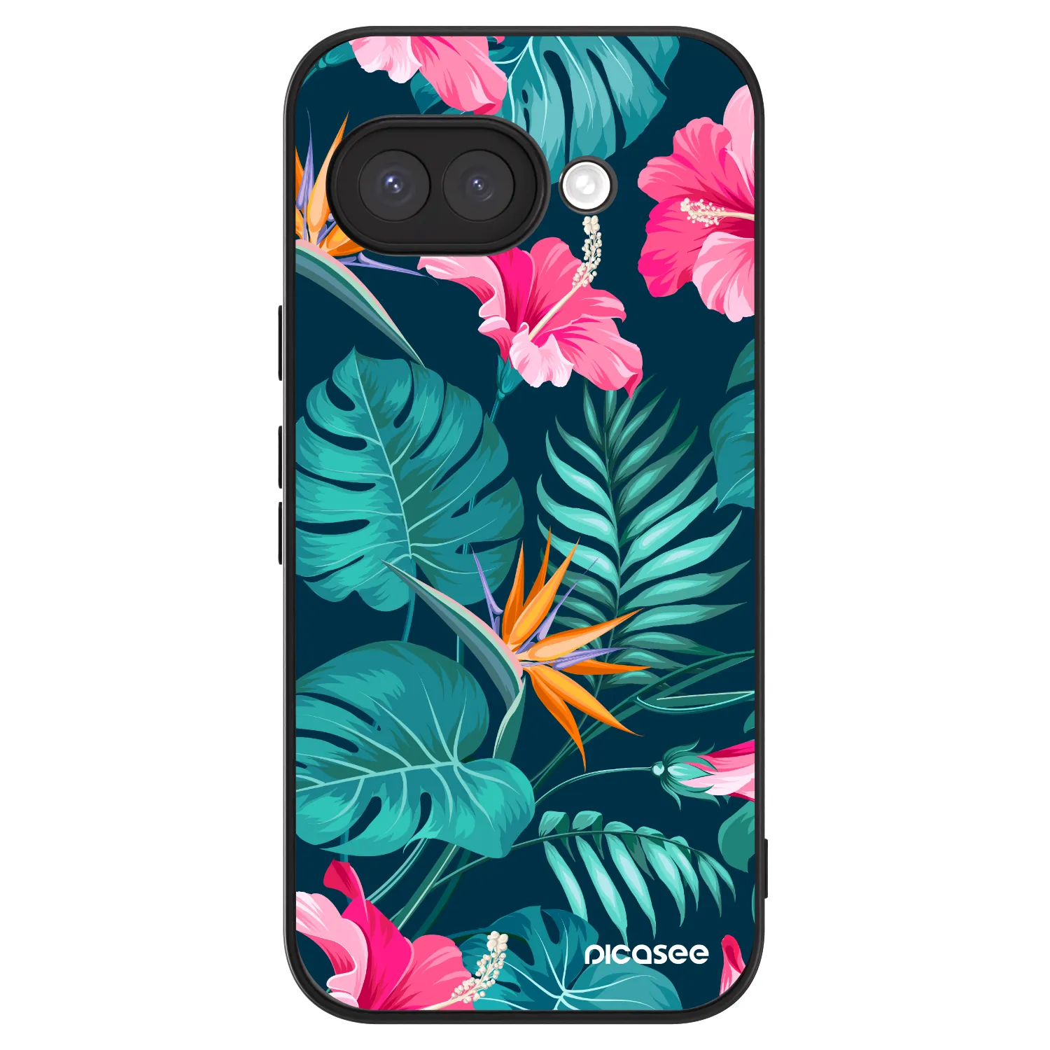Picasee ULTIMATE CASE pro Google Pixel 9a - Pink Monstera