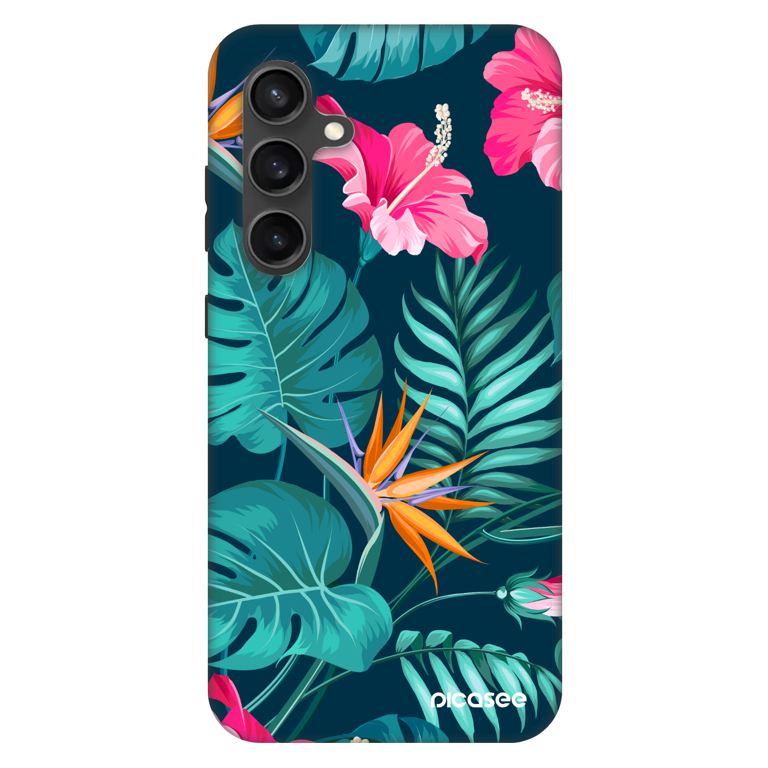 Picasee Fashion Case pre Samsung Galaxy S24 FE S721B - Pink Monstera