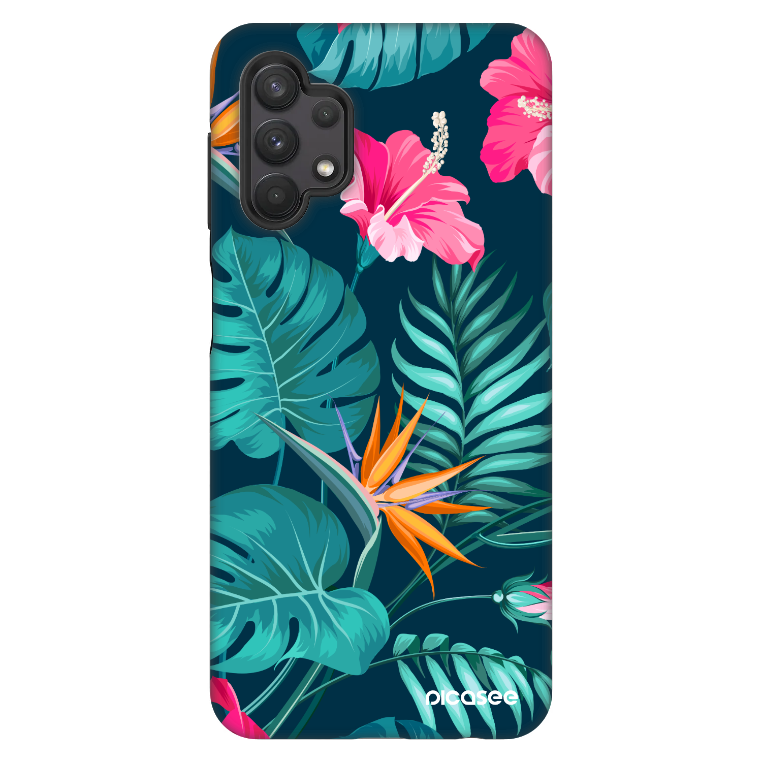 Picasee Fashion Case pre Samsung Galaxy A32 5G A326B - Pink Monstera