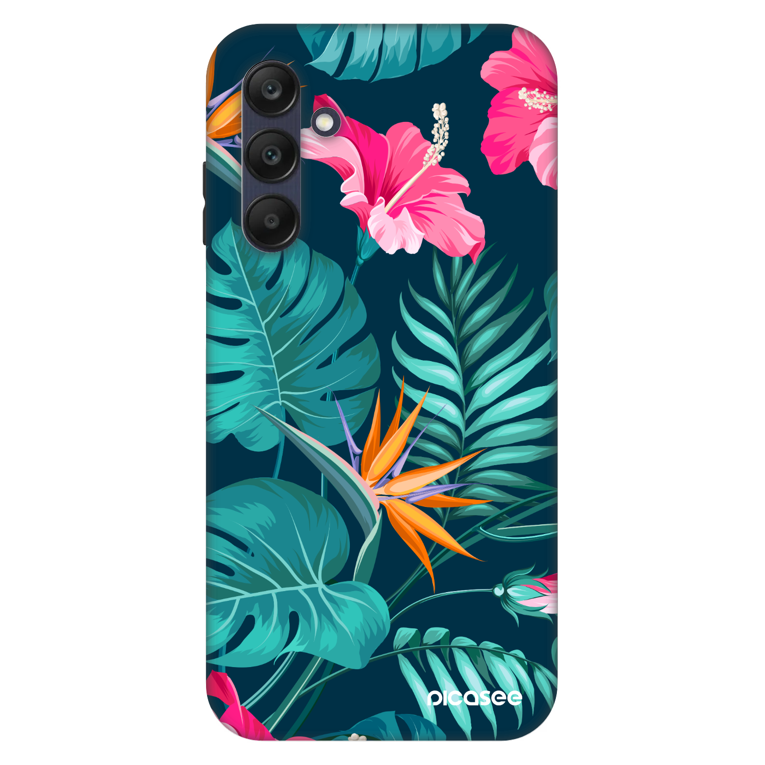 Picasee Fashion Case pre Samsung Galaxy A25 A256B 5G - Pink Monstera