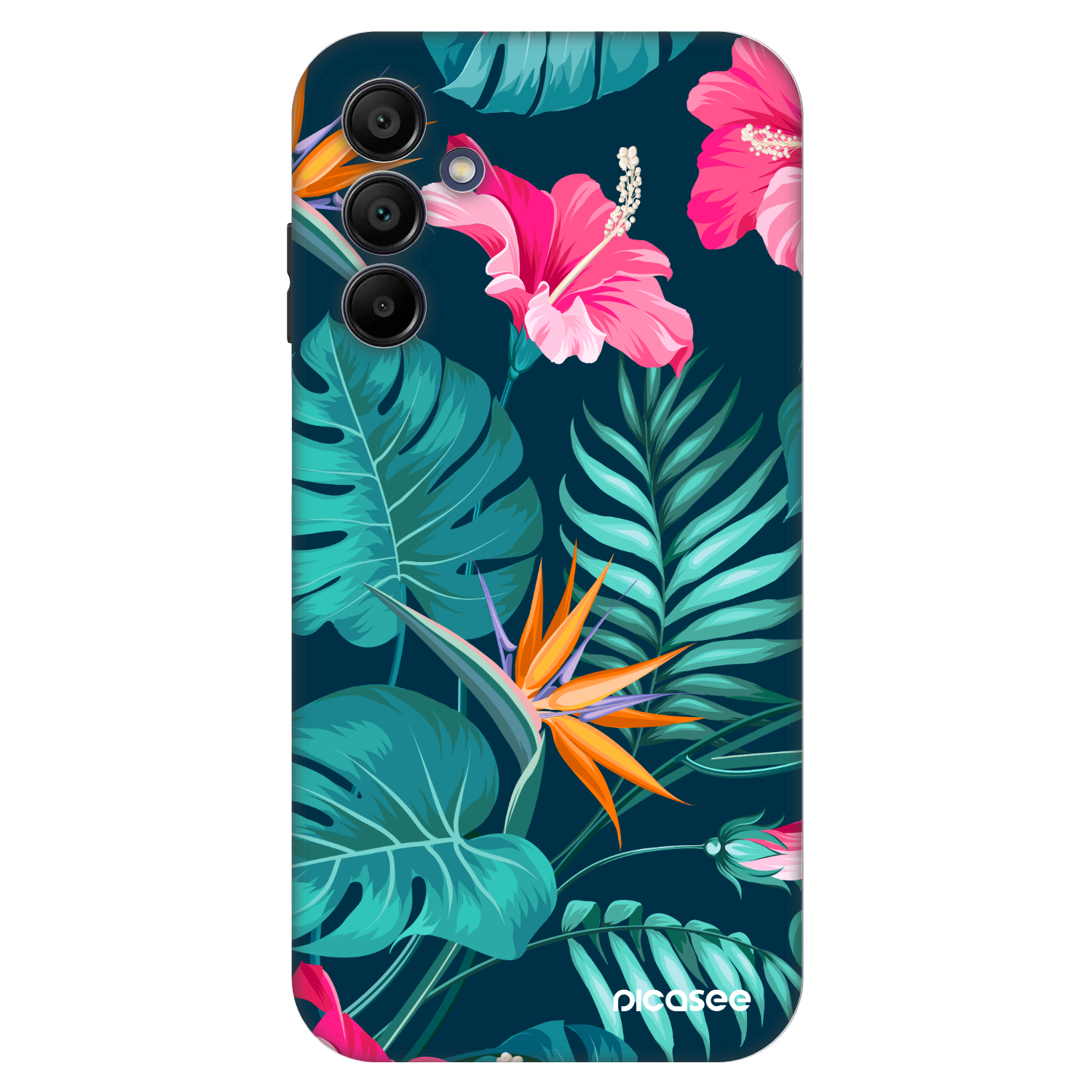 Picasee Fashion Case pre Samsung Galaxy A15 A156B 5G - Pink Monstera