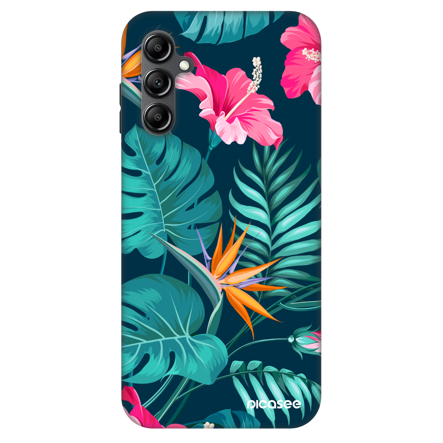 Picasee Fashion Case pre Samsung Galaxy A14 5G A146P - Pink Monstera