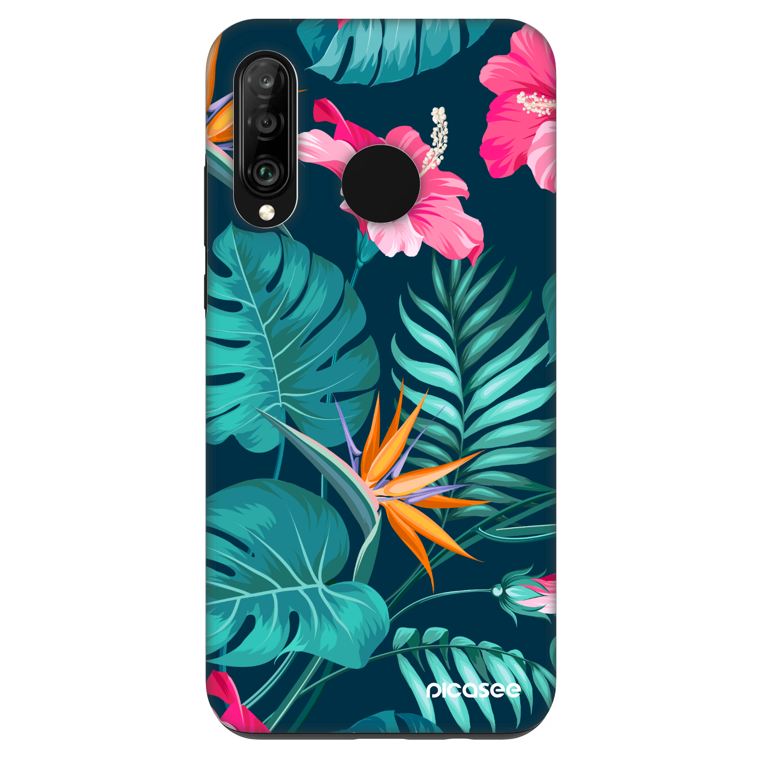 Picasee Fashion Case pre Huawei P30 Lite - Pink Monstera