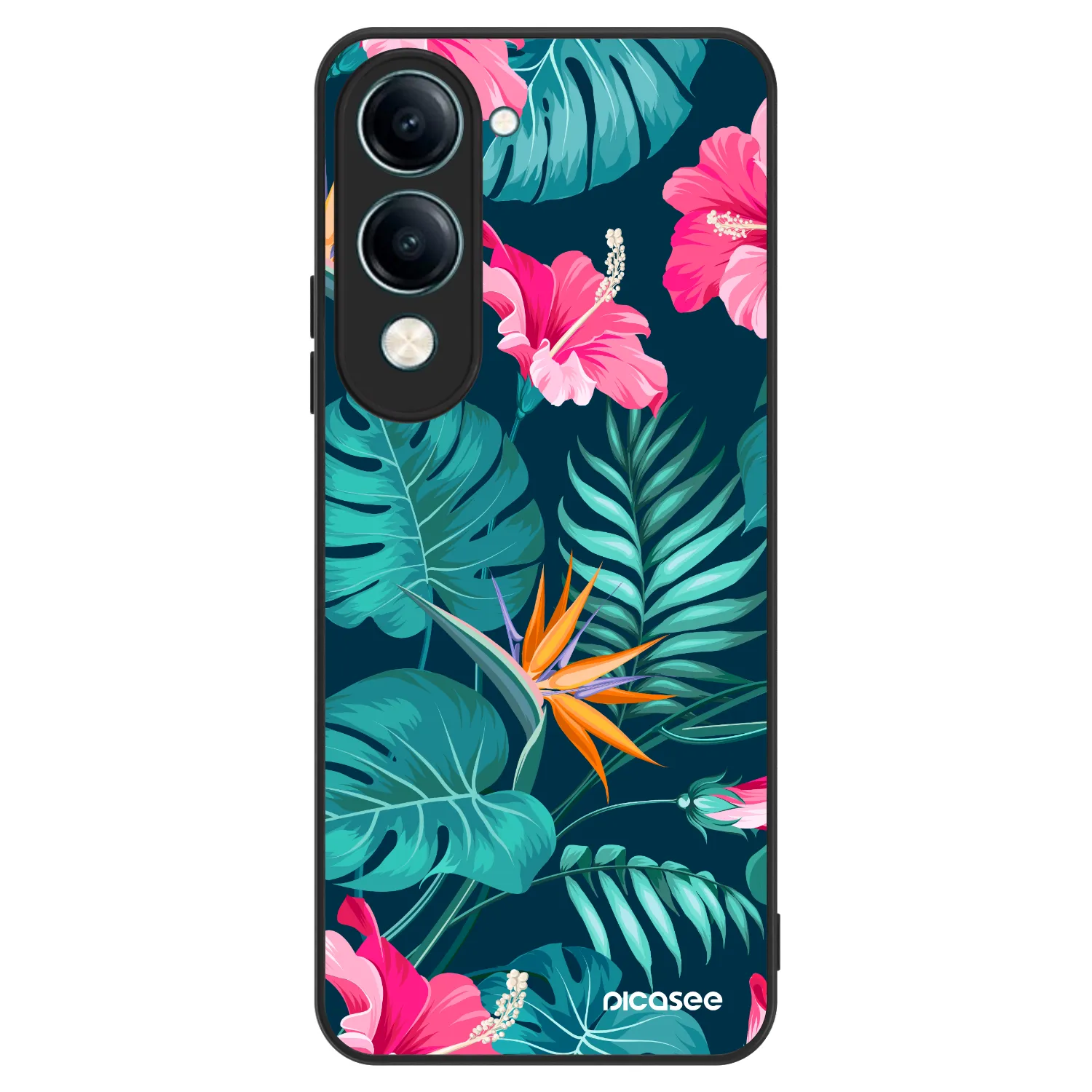Picasee ULTIMATE CASE pro Vivo Y29s 5G - Pink Monstera
