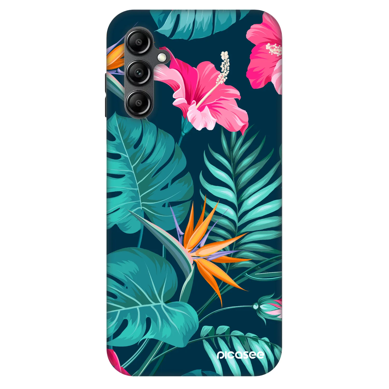 Picasee Fashion Case pre Samsung Galaxy A16 4G - Pink Monstera