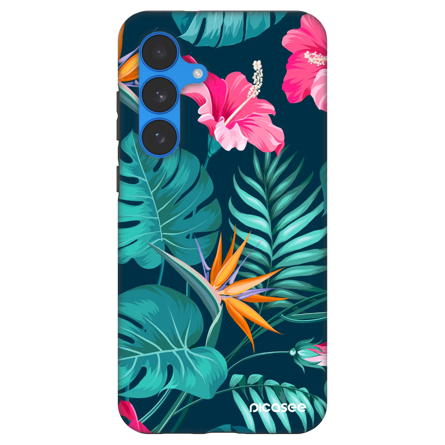 Picasee Fashion Case pre Samsung Galaxy S25 FE 5G - Pink Monstera