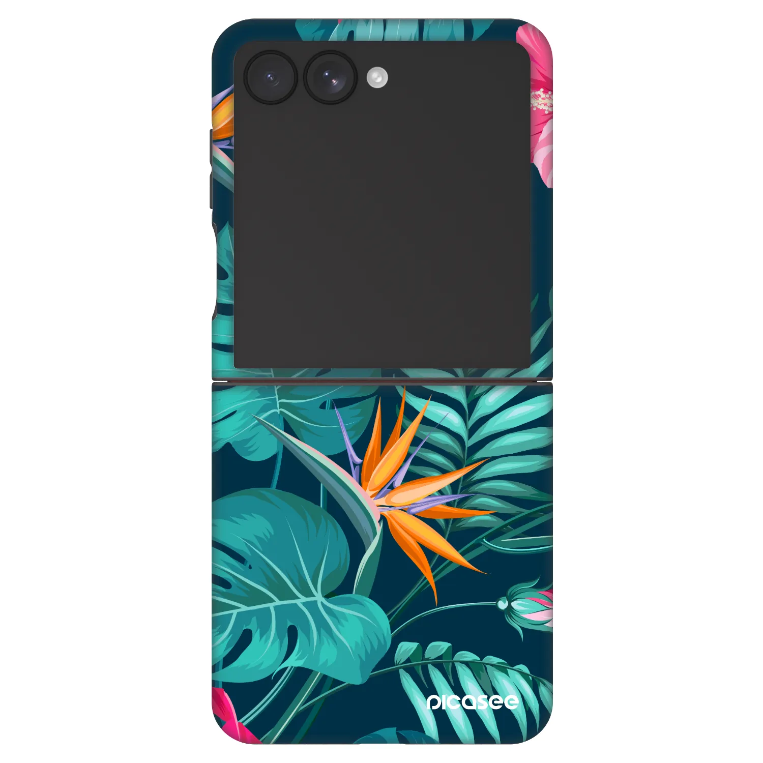 Picasee Fashion Case pre Samsung Galaxy Z Flip7 5G - Pink Monstera