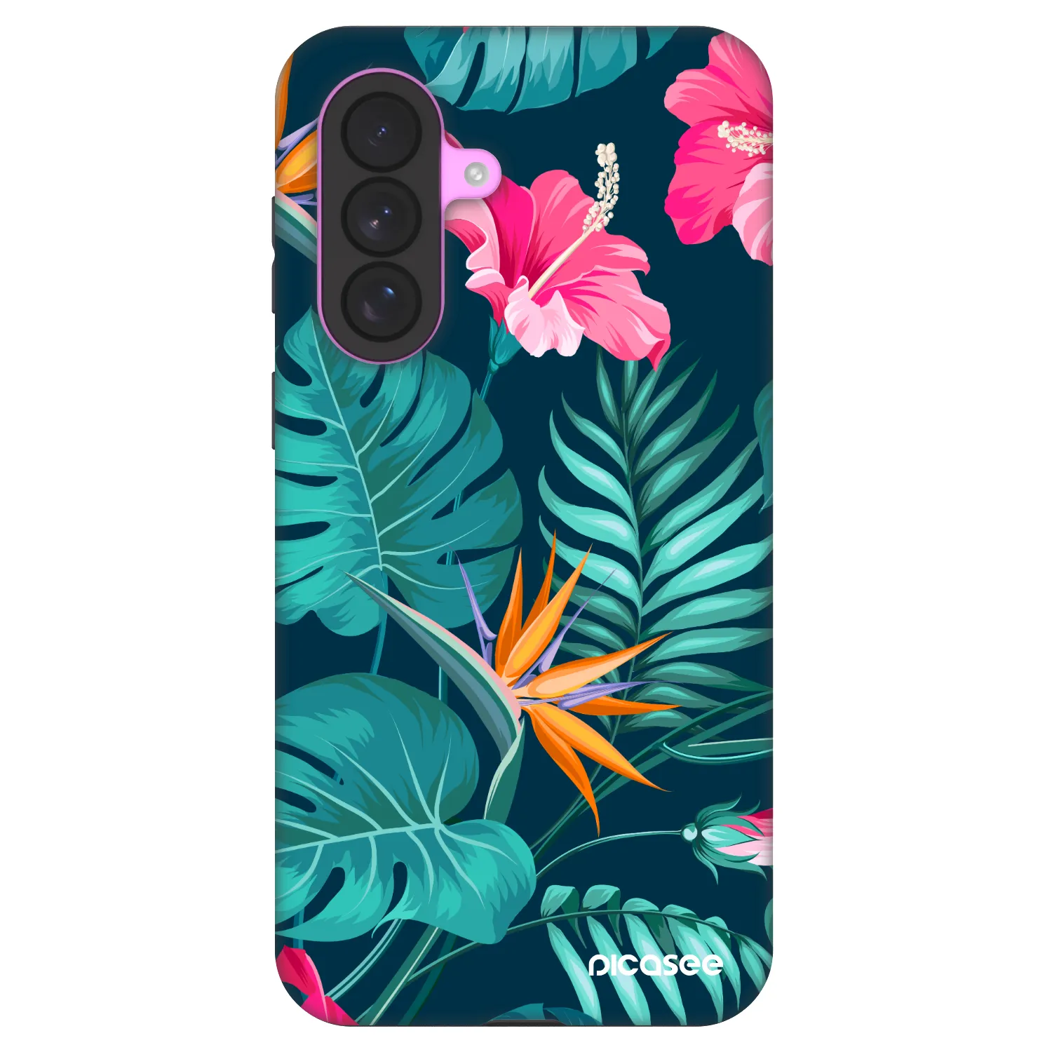Picasee Fashion Case pre Samsung Galaxy A37 - Pink Monstera