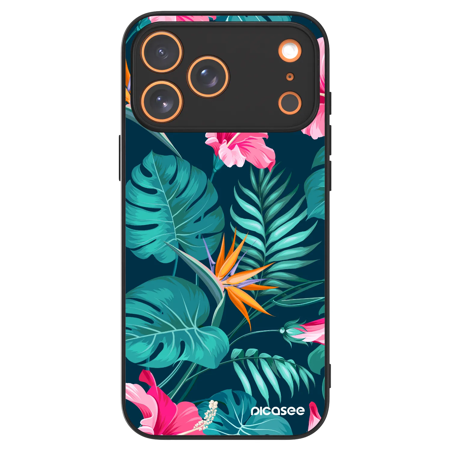 Picasee ULTIMATE CASE MagSafe pro Apple iPhone 18 Pro Max - Pink Monstera
