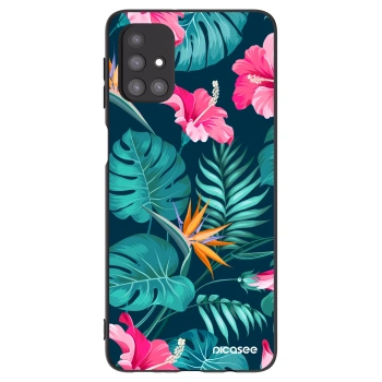 Obal pre Samsung Galaxy M31s - Pink Monstera