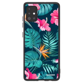 Picasee ULTIMATE CASE pro Samsung Galaxy A51 A515F - Pink Monstera