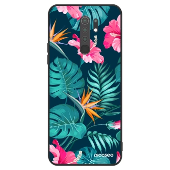 Obal pre Xiaomi Redmi 9 - Pink Monstera