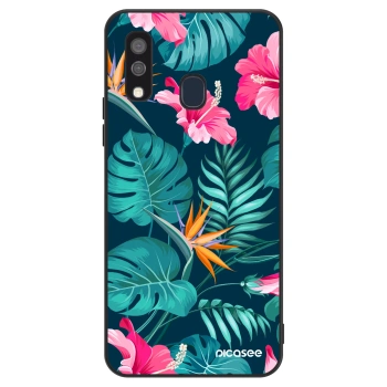 Obal pre Samsung Galaxy A40 A405F - Pink Monstera