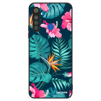 Obal pre Realme 5 - Pink Monstera