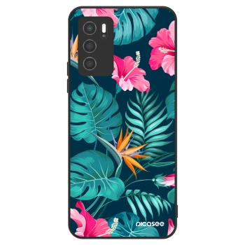 Obal pre OPPO A16s - Pink Monstera