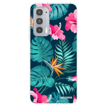 Obal pre Motorola Edge 20 - Pink Monstera