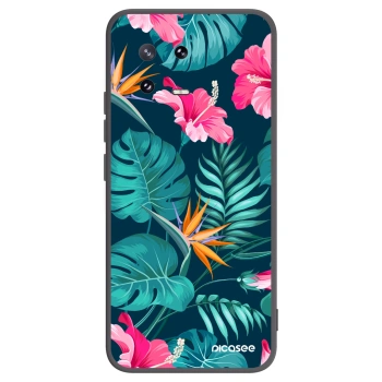 Picasee silikónový čierny obal pre Xiaomi 13 Pro - Pink Monstera