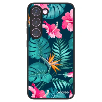 Picasee ULTIMATE CASE PowerShare pro Samsung Galaxy S23 5G - Pink Monstera