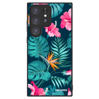 Picasee ULTIMATE CASE PowerShare pro Samsung Galaxy S23 Ultra 5G - Pink Monstera