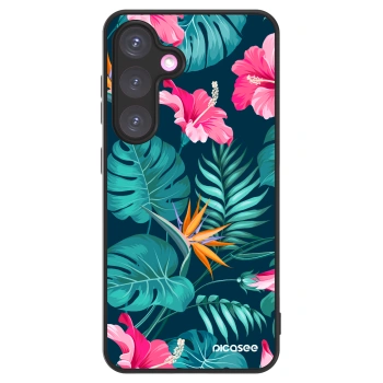 Picasee ULTIMATE CASE PowerShare pro Samsung Galaxy S24+ S926B 5G - Pink Monstera