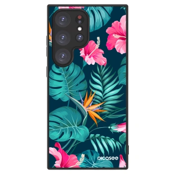 Picasee ULTIMATE CASE pro Samsung Galaxy S24 Ultra S928B 5G - Pink Monstera