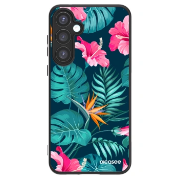 Picasee ULTIMATE CASE pro Samsung Galaxy A55 5G A556B - Pink Monstera