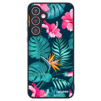 Picasee ULTIMATE CASE pro Samsung Galaxy A35 5G A356B - Pink Monstera