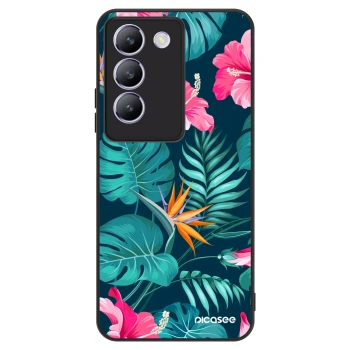 Obal pre Vivo V40 SE 5G - Pink Monstera