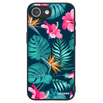 Picasee ULTIMATE CASE pro Apple iPhone 16e - Pink Monstera