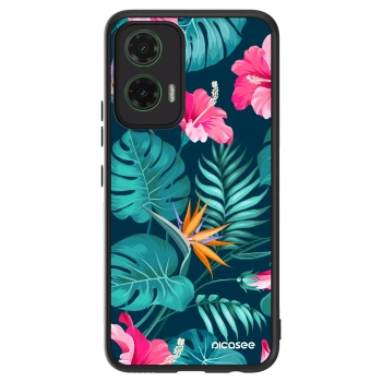 Obal pre Motorola Moto G35 5G - Pink Monstera