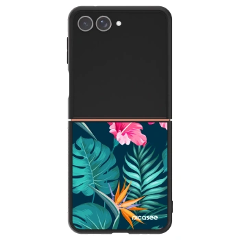 Obal pre Samsung Galaxy Z Flip7 5G - Pink Monstera