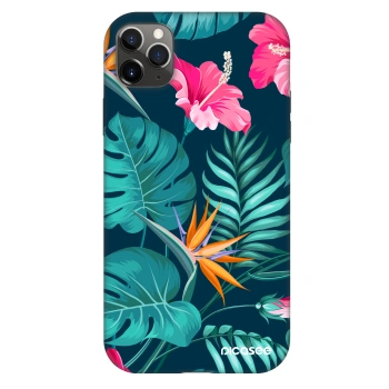 Obal pre Apple iPhone 11 Pro Max - Pink Monstera
