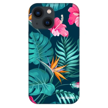 Obal pre Apple iPhone 13 mini - Pink Monstera