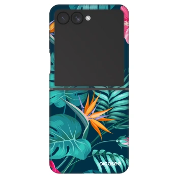 Obal pre Samsung Galaxy Z Flip7 5G - Pink Monstera