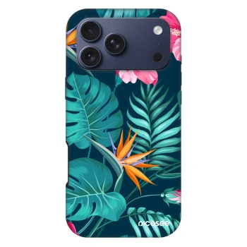 Picasee Fashion Case MagSafe pre Apple iPhone 18 Pro Max - Pink Monstera