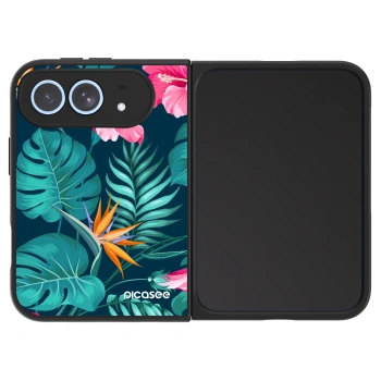 Picasee ULTIMATE CASE MagSafe pro Apple iPhone Ultra - Pink Monstera