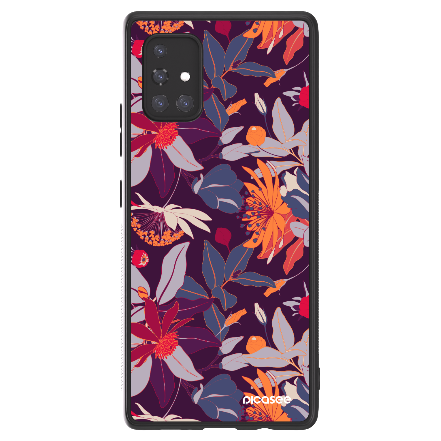 Picasee ULTIMATE CASE pro Samsung Galaxy A71 A715F - Purple Leaf