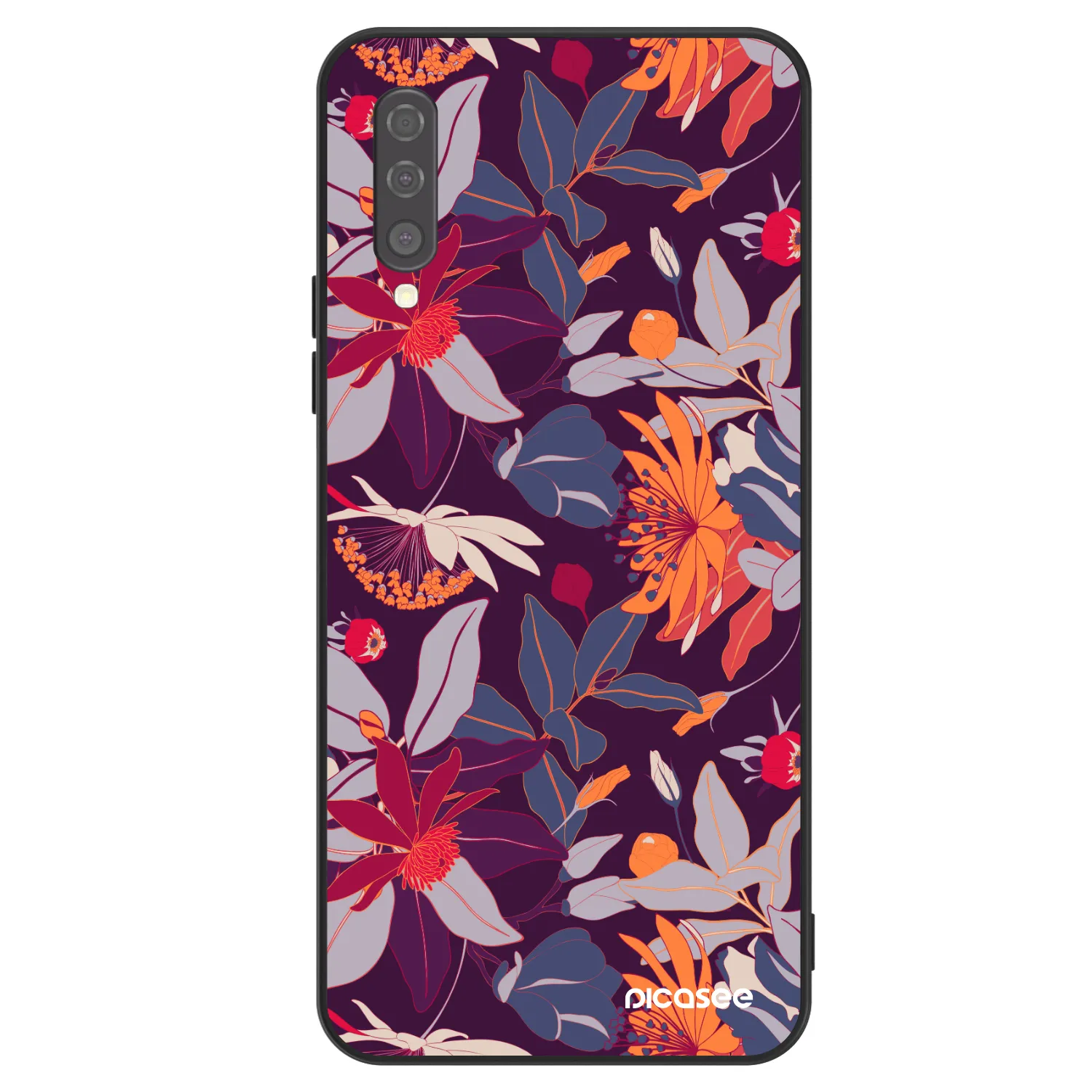 Picasee ULTIMATE CASE pro Samsung Galaxy A50 A505F - Purple Leaf