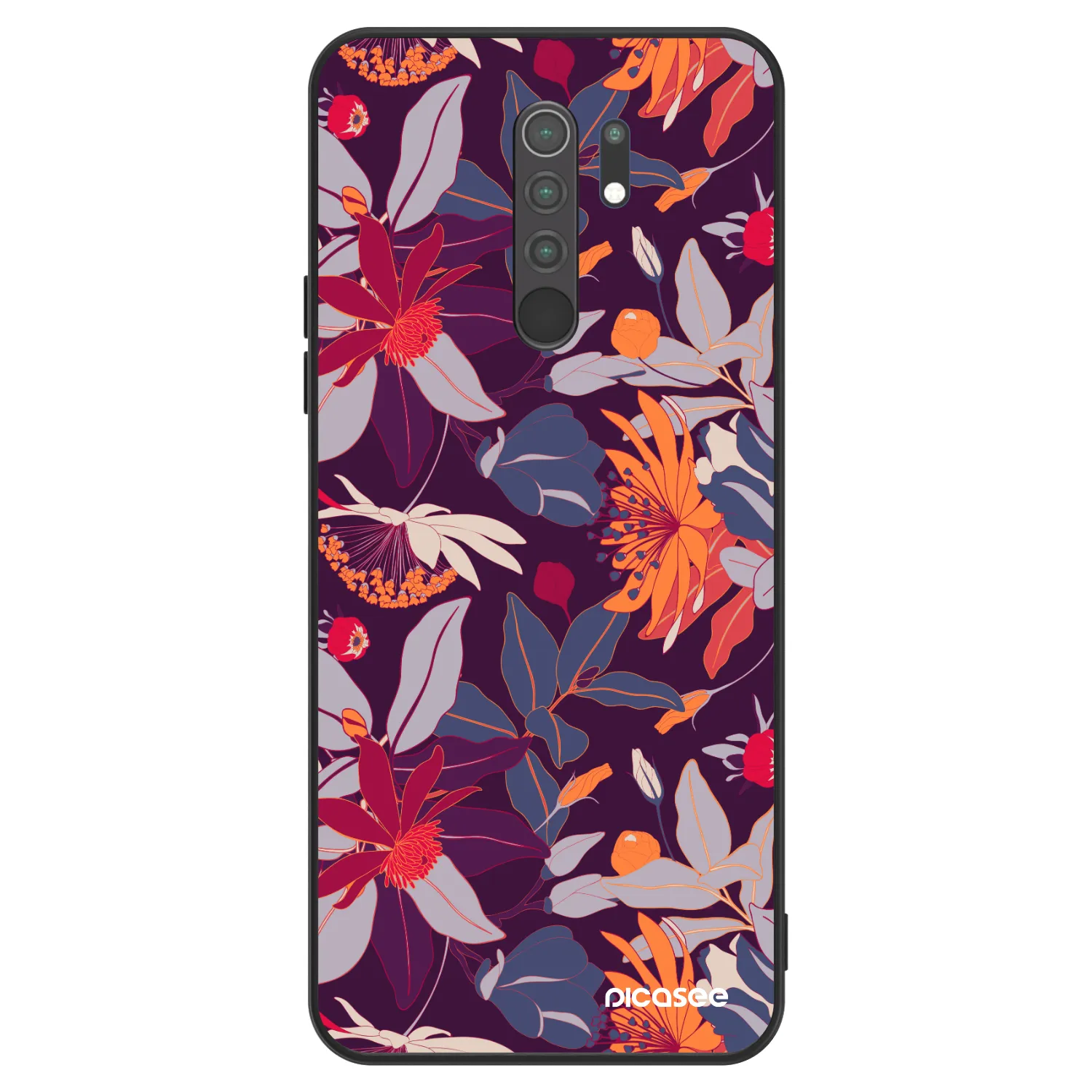 Picasee ULTIMATE CASE pro Xiaomi Redmi 9 - Purple Leaf