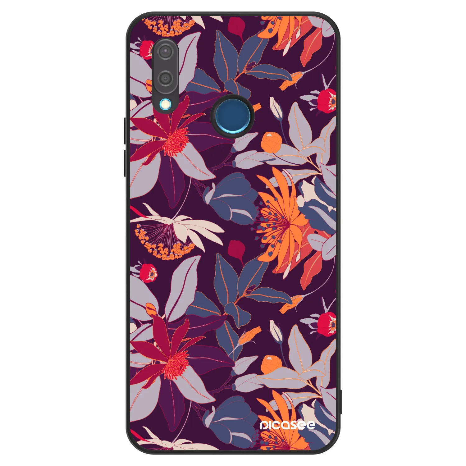 Picasee ULTIMATE CASE pro Huawei P20 Lite - Purple Leaf