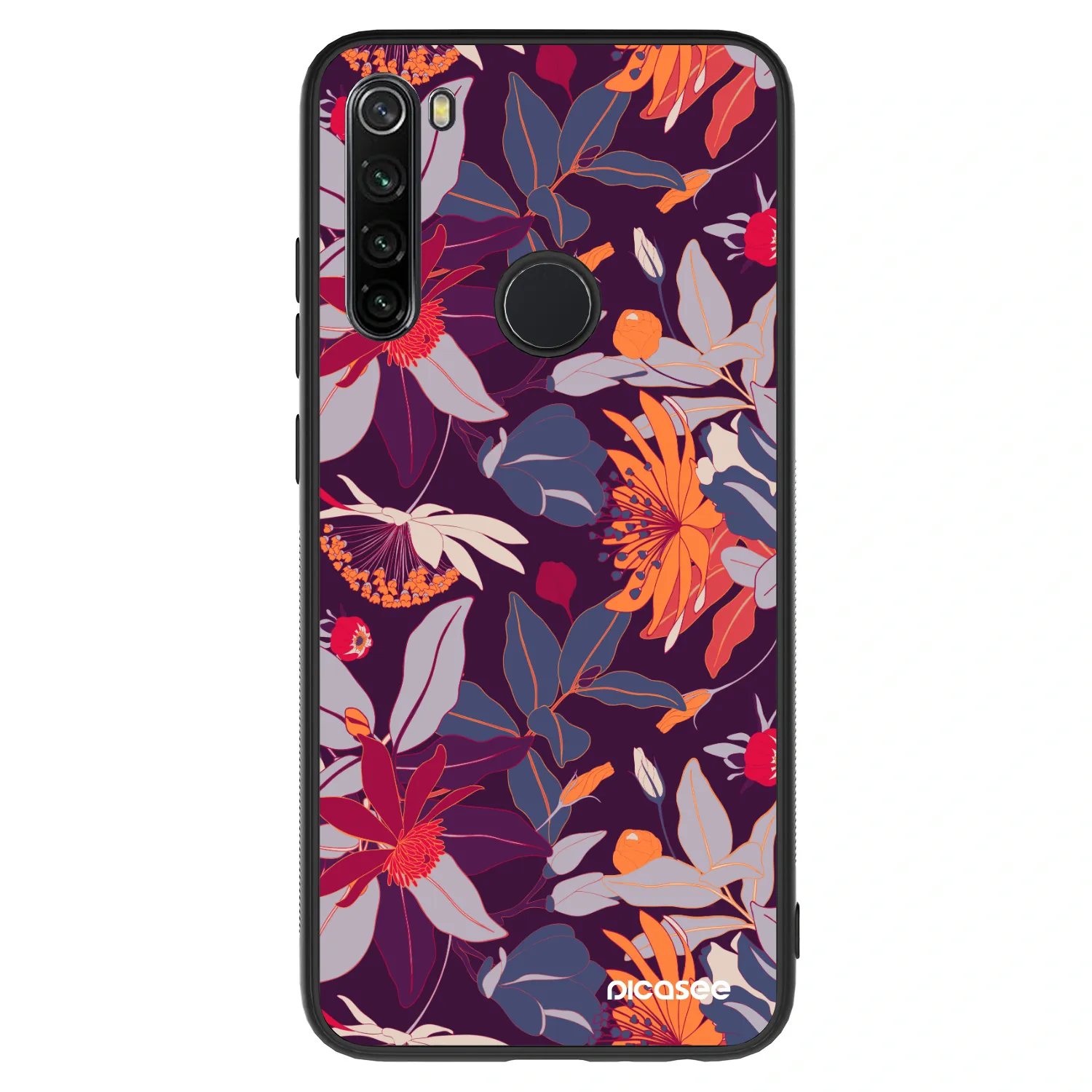 Picasee ULTIMATE CASE pro Xiaomi Redmi Note 8 - Purple Leaf